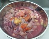 Gambar langkah 1 resipi Perut ikan sambal lada.