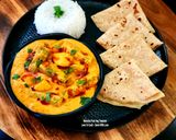 A picture of step 9 of Drumstick Potato Tomato Curry With Roti-Rice (Dhaba Style) Saragava Bateka Tamata Nu Shaak - Dinner.