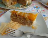 Foto do passo 1 de Bolo ou Tarte de Amêndoa com doce de ovos