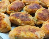 A picture of step 4 of Potato and Carrot Croquettes with Cannellini Bean Cream.