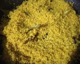 A picture of step 2 of Basanti pulao.