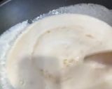 A picture of step 1 of Maja Blanca.