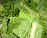 Hình bước làm 1 của món Canh cải bẹ xanh nấu tôm