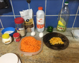 Foto del paso 1 de la receta: Budín de zanahoria y naranja con harina integral 🥕🍊