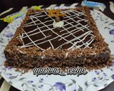 A picture of step 10 of Eggless black forest cake without oven.