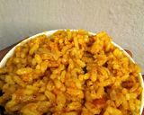 A picture of step 7 of Beetcarrot paste Jollof Rice.