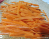 Foto del paso 1 de la receta: Ensalada de surimi y vegetales