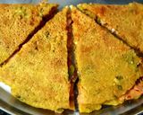 A picture of step 9 of Moong dal dosa.