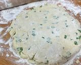 A picture of step 3 of Cheese and wild garlic scones.