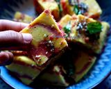 A picture of step 5 of Designer beetroot dhokla.