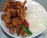 รูปขั้นตอนการทำที่ 7 ของ ข้าวเหนียวหนังไก่ทอด