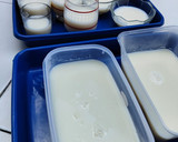 Foto langkah ke 4 dari resep Puding Susu Buah Kaca.