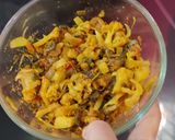 फूलगोभी मेथी हरी लहसुन की सब्जी(phool methi hari lahsun ki sabzi recipe in hindi) रेसिपी चरण 3 फोटो