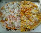 Foto langkah ke 10 dari resep PIZZA TANPA ULEN (empuk, kilat, bisa pake teflon)👍.