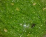 A picture of step 5 of Lauki halwa.