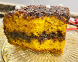 Foto del paso 15 de la receta: Pastel borracho de zanahoria con relleno y cobertura de chocolate negro