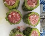 รูปขั้นตอนการทำที่ 2 ของ ตุ๋นมะระยัดไส้หมูสับวุ้นเส้น