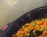 A picture of step 7 of Coconut veggies rice.