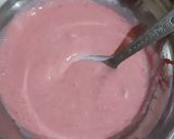 A picture of step 4 of Mango, chocolate, strawberry trifle.