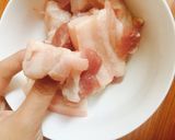 Hình bước làm 1 của món Ba rọi khìa coca light