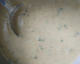 A picture of step 4 of Moong Dal Chilla.