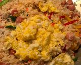 Gambar langkah 3 resipi Nasi Goreng.