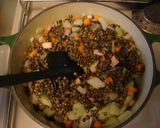 A picture of step 4 of Simple Lentil Stew.