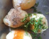 A picture of step 3 of Stuffed Dal Dhokli.