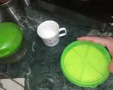 A picture of step 7 of Lemon Masala Green Tea Ice cream.