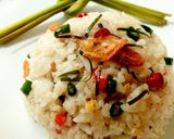 Foto langkah ke 10 dari resep Nasi Goreng Daun Jeruk.