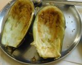 A picture of step 4 of Stuffed Eggplant-Mediterranean Style.