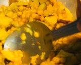 A picture of step 9 of Kolkata Style: Hinger Kochuri or Hing Kachoris with Hing-Potato Curry.