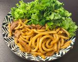 豬肉炒烏龍的食譜步驟3照片