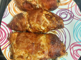 Pechuga de pollo rellena y envuelta en tocino - Air Fryer