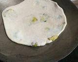 A picture of step 4 of Maithi Aoloo stuffed Paratha.