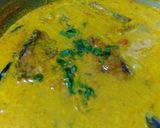 A picture of step 4 of Sorisha dia Rohu macha (rohu mustard curry).