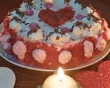 A picture of step 23 of Eggless Red Velvet Cake (without oven).