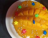 A picture of step 4 of Milkmaid Mango Cake.