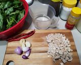 Foto langkah ke 1 dari resep Tempe Tumis Kangkung.