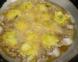A picture of step 7 of Crispy Kothimbir vadi with a twist.