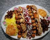 عکس مرحله 1 از دستور قارچ پلو با گوشت چرخ کرده 🌻