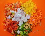 A picture of step 4 of Quinoa Chickpea Salad.