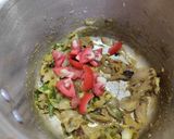 A picture of step 6 of Quick & Easy Aloo-Peas Kurma.