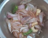 A picture of step 2 of Saag Paneer.