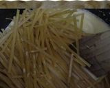 A picture of step 1 of Easy One Pot Fettuccine Alfredo.