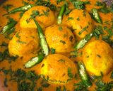 A picture of step 14 of Egg Do Pyaza.