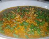 A picture of step 4 of Chany ki Dall qeema.