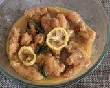 A picture of step 4 of Lemon Chicken.