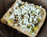 A picture of step 3 of Mushroom Zucchini Bread Pizza.