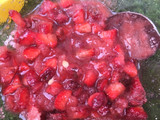 Homemade strawberry jam